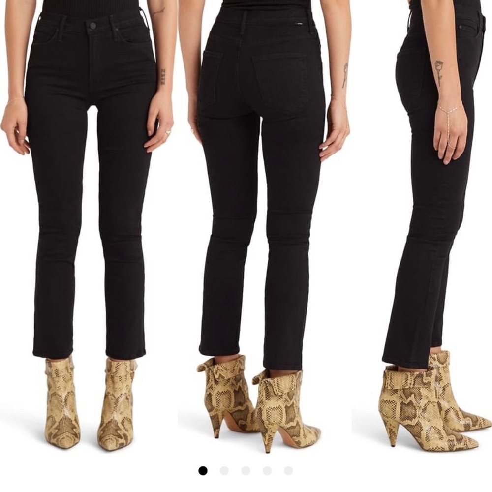 Mother Dazzler Ankle Straight Jean in Not Guilty